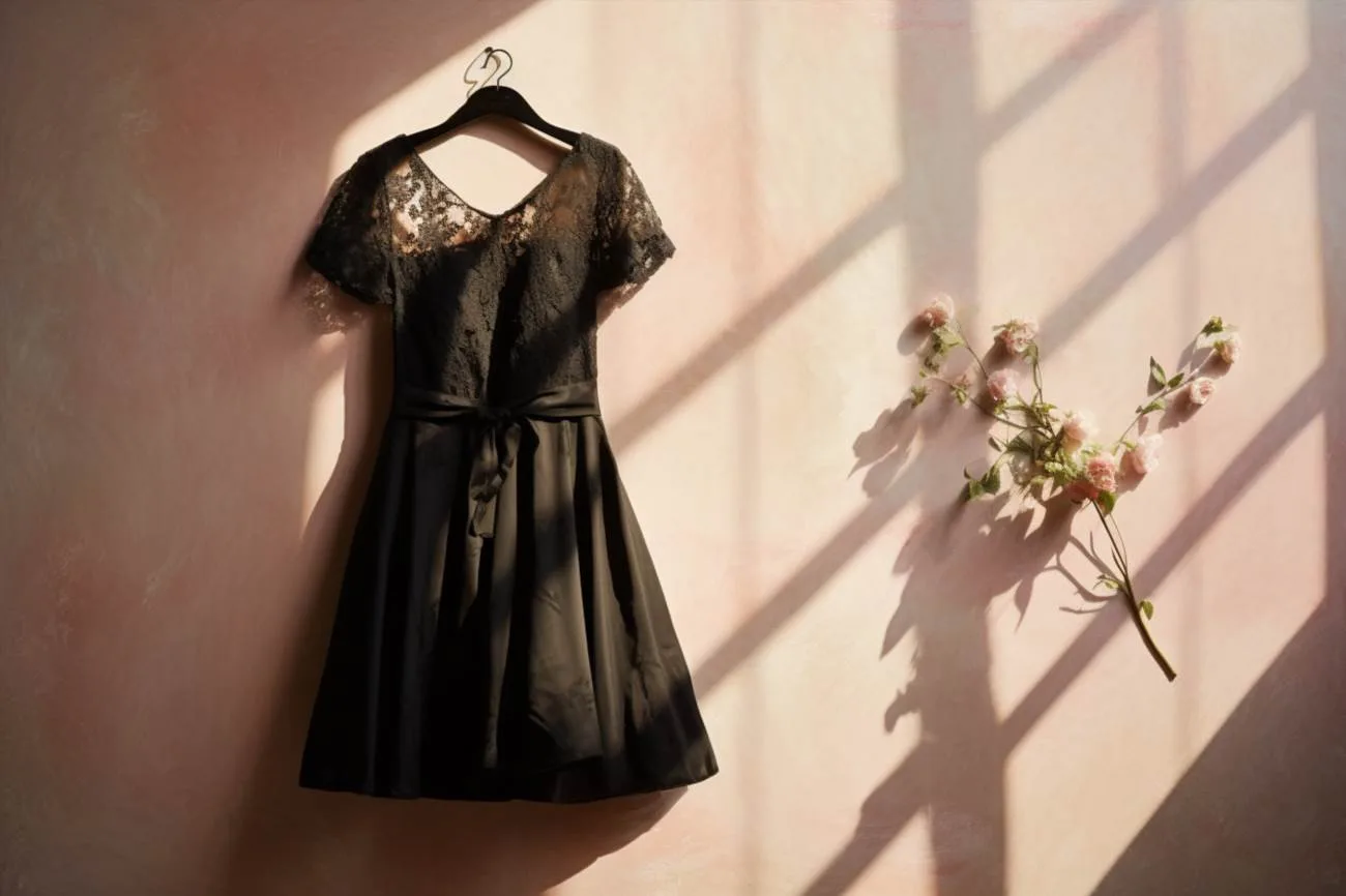 Černé šaty s výstřihem